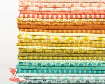 Preorder - 1/4 Yard Bundle, Popcorn Collection Fabric, 25pc, Elizabeth Hartman, Moda Fabrics, 100% Cotton, Delivery November