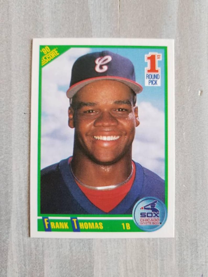 Baseball Cards Birthday Gift for Him White Sox Gift 1990 Score Frank Thomas ROOKIE CARD Chicago White Sox Gifts for Men
