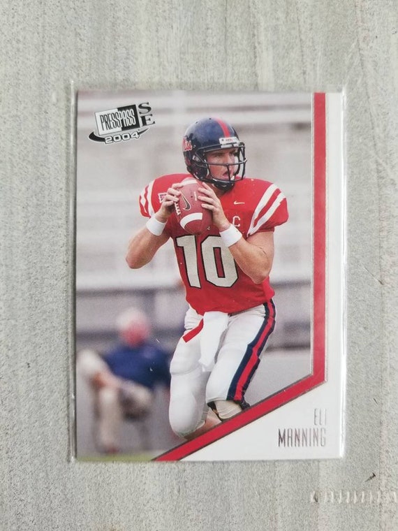 Eli Manning Rookie Card New York Giants Gift Ny Giants Etsy