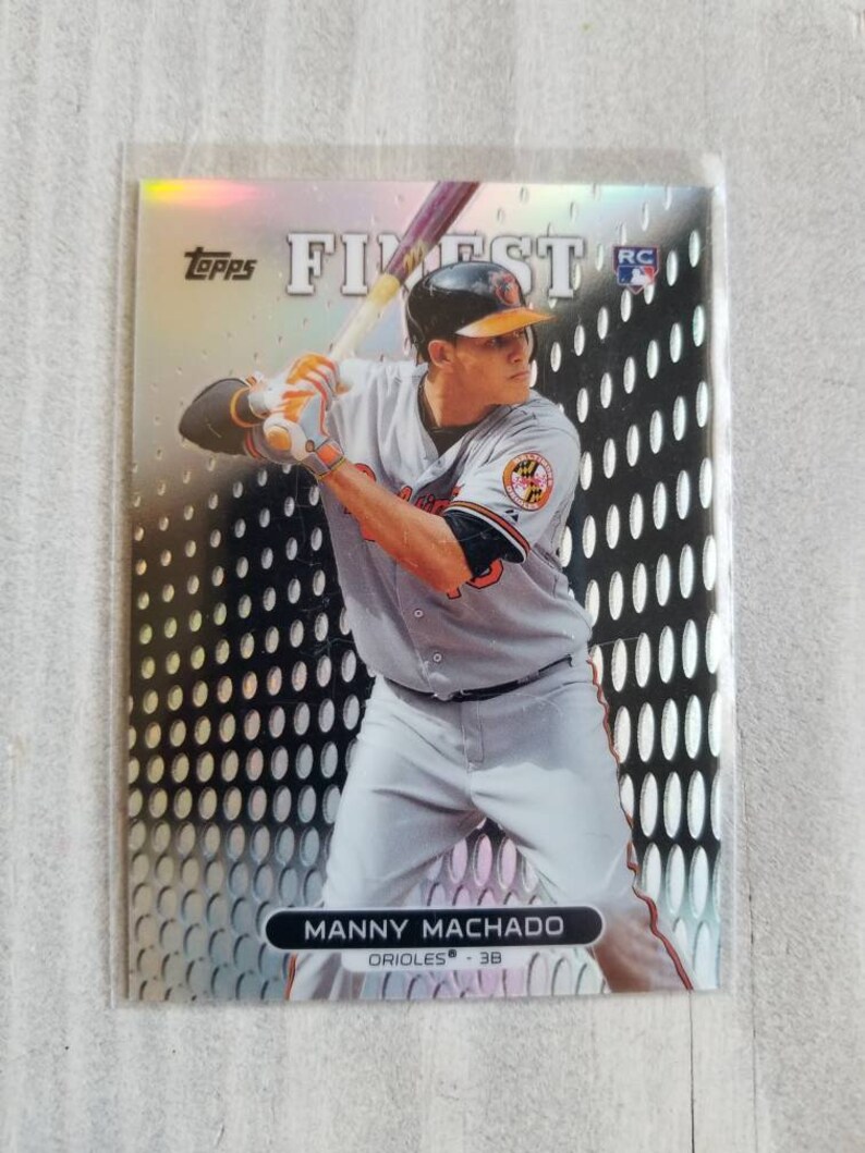 Gifts for Men Baltimore Orioles Gift Gifts for Boyfriend Gift RARE Manny Machado Finest Refractor Rookie Card San Diego Padres Gift