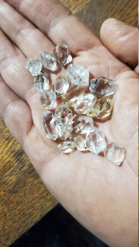 28 lot of Herkimer Real and uncut