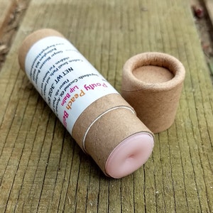 Pouty Peach Bellini Lip Balm, Skincare, Kiss, Lips, Smooth, Fruity, Peach, Sweet, Summer, Gift, Natural, Earth friendly,