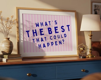 Motivational Quote Printable: Bold Dorm Room & Office Wall Art (Digital Download)