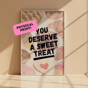 Sweet Treat Matte Poster: Dessert Kitchen Wall Art