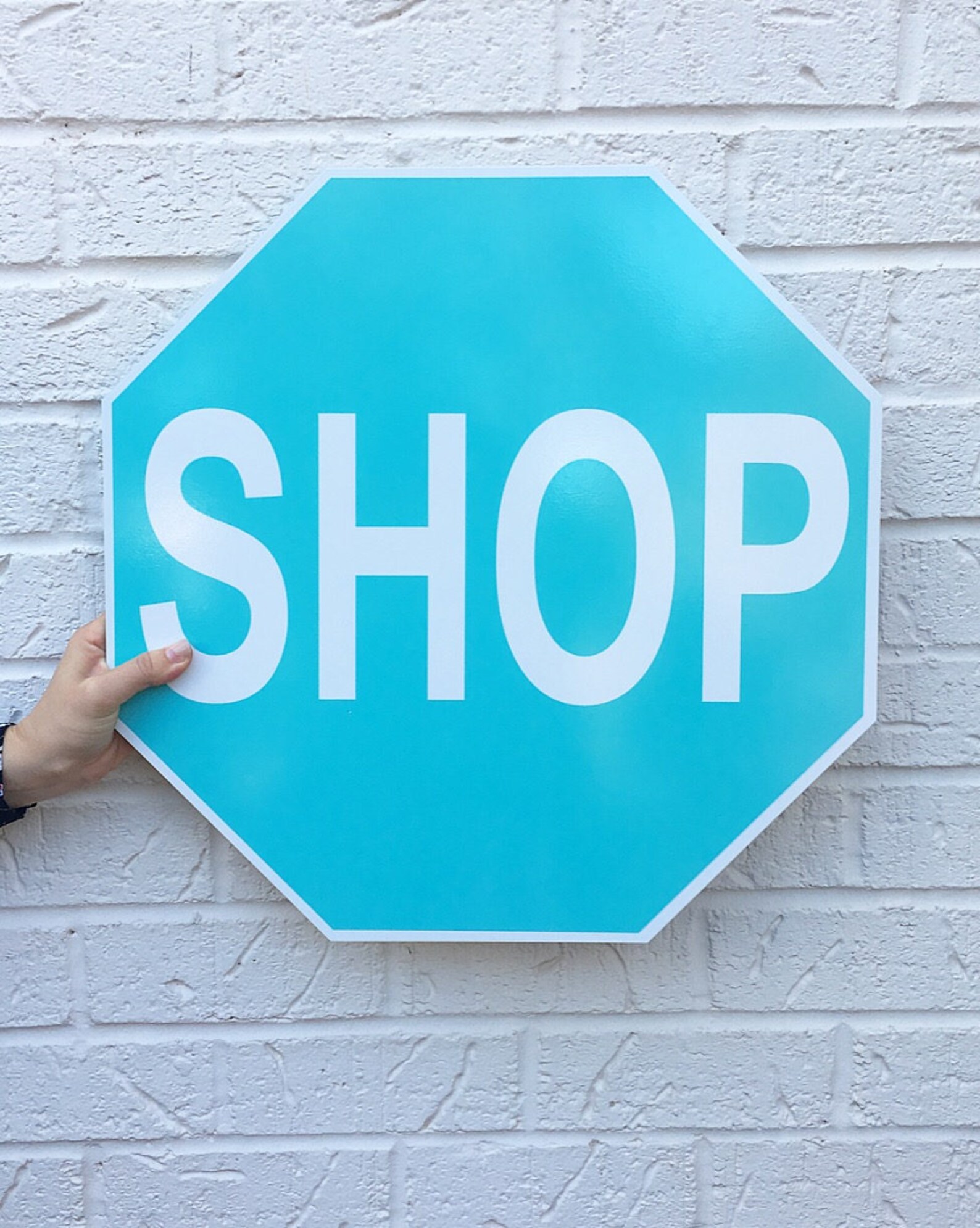 Stop & Shop Sign Boutique Storefront Retail Business Signage - Etsy
