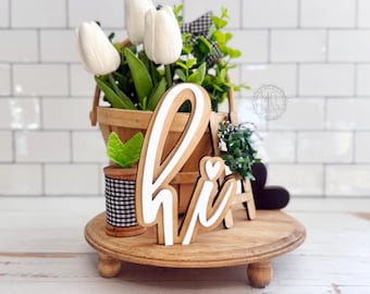Countertop grouping display, vignette, centerpiece, mantel, farmhouse coffee and tiered tray decor X04