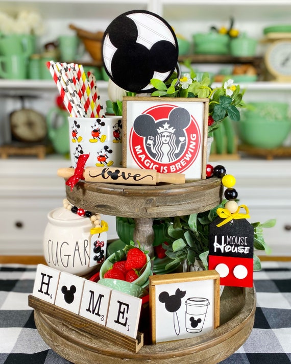 DISNEY MICKEY MOUSE Party Decorating Kit Birthday CENTERPIECES CUTOUTS  GARLAND