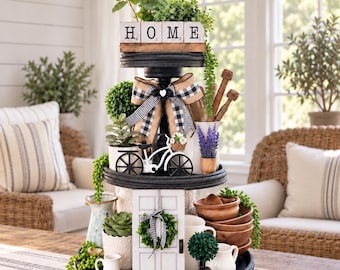 Home tiered tray set! Mix and match items, or get the bundle, gift for mom, gift for her, new home gift housewarming gift modern cottage H22