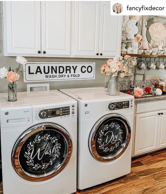 laundry room decor etsy