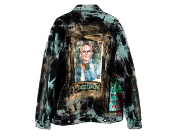 The Prodigy Denim Jean Jacket - Dyed and Painted