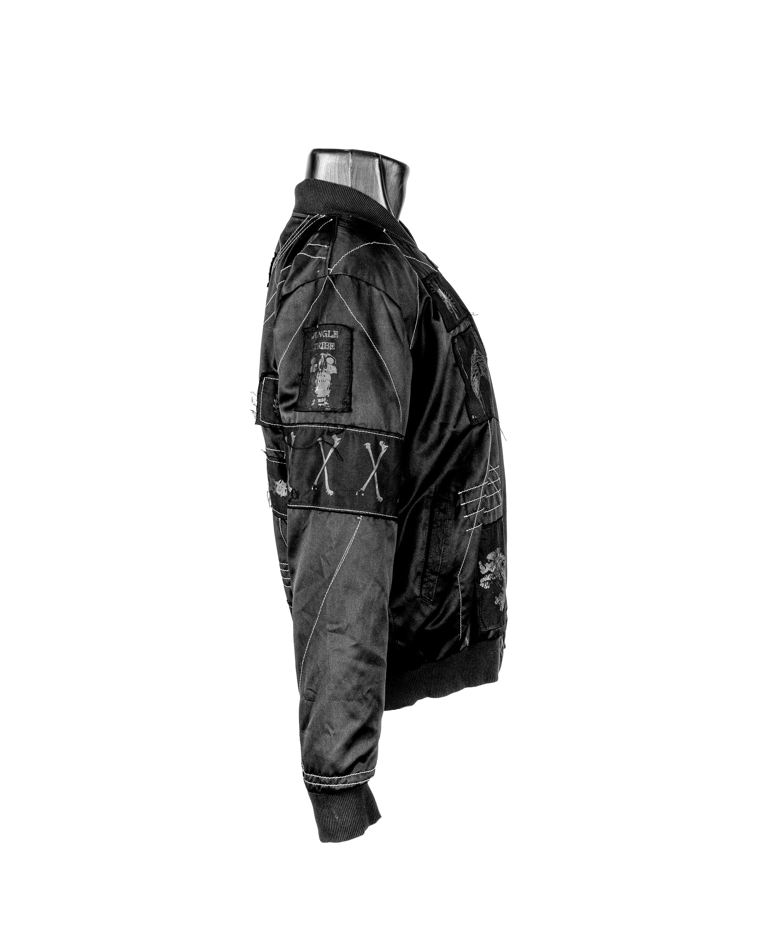 METAL PUNK BOMBER Jacket - Gothic jacket with skulls and METAL PUNK BOMBER Jacket - Gothic jacket with skulls and