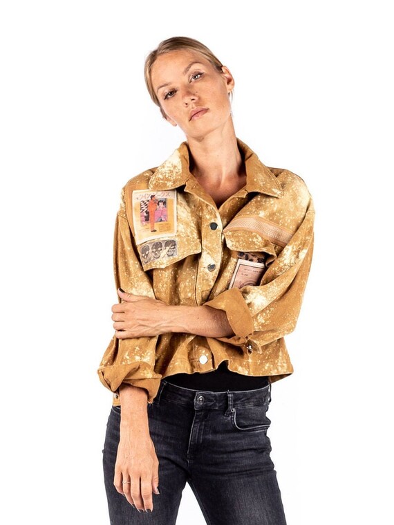 Buy Tarnished Hazel Women s Denim Jean Jacket Online in India Etsy