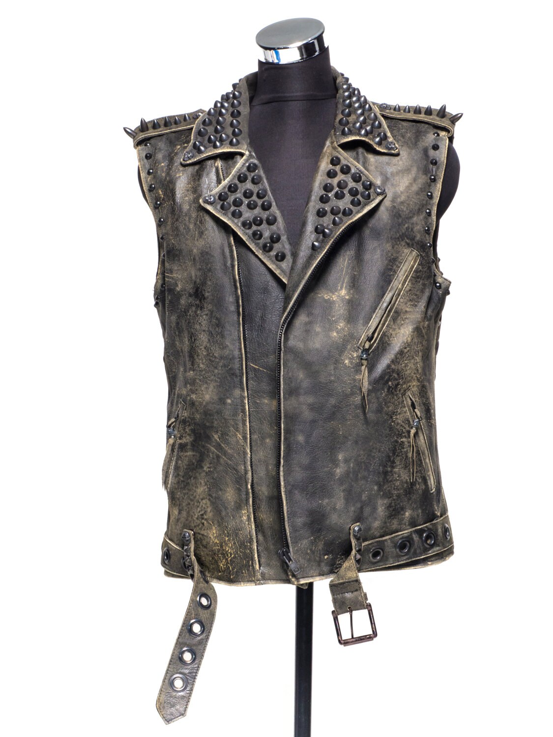 punisher biker jacket