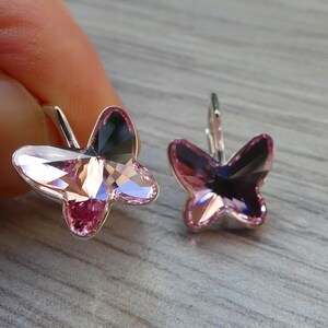 Swarovski butterfly 2025 earrings stud