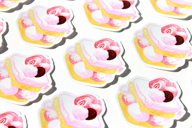 Strawberry Shortcake Cube Waterproof Aesthetic Anime | Etsy