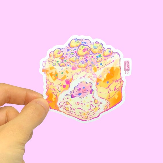 Happy Birthday Donuts Sticker 3 Waterproof Aesthetic Etsy