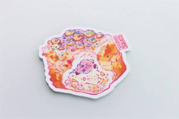 Happy Birthday Donuts Sticker 3 Waterproof Aesthetic Etsy