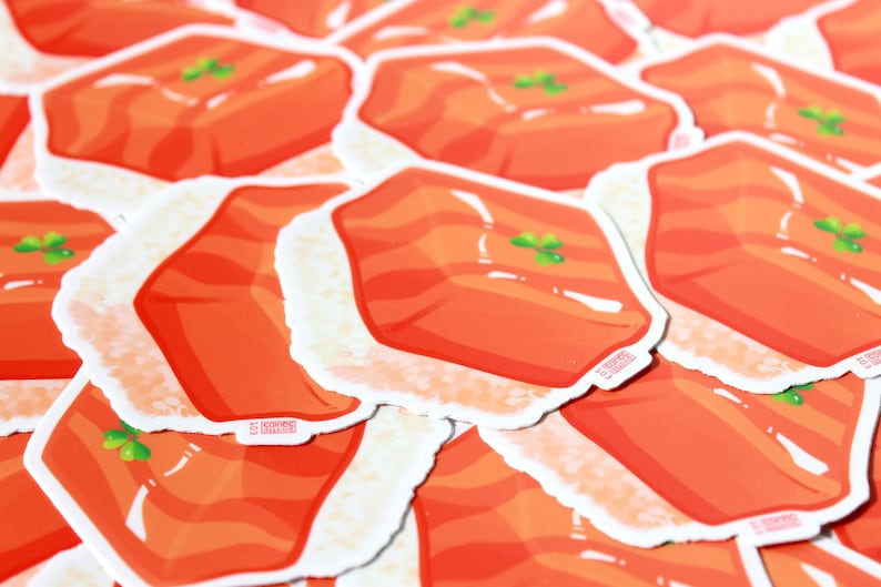 Sushi Sticker Set | Waterproof Japanese Food Vinyl Decals for Laptop Tumbler Planner Journal Decoration image 4