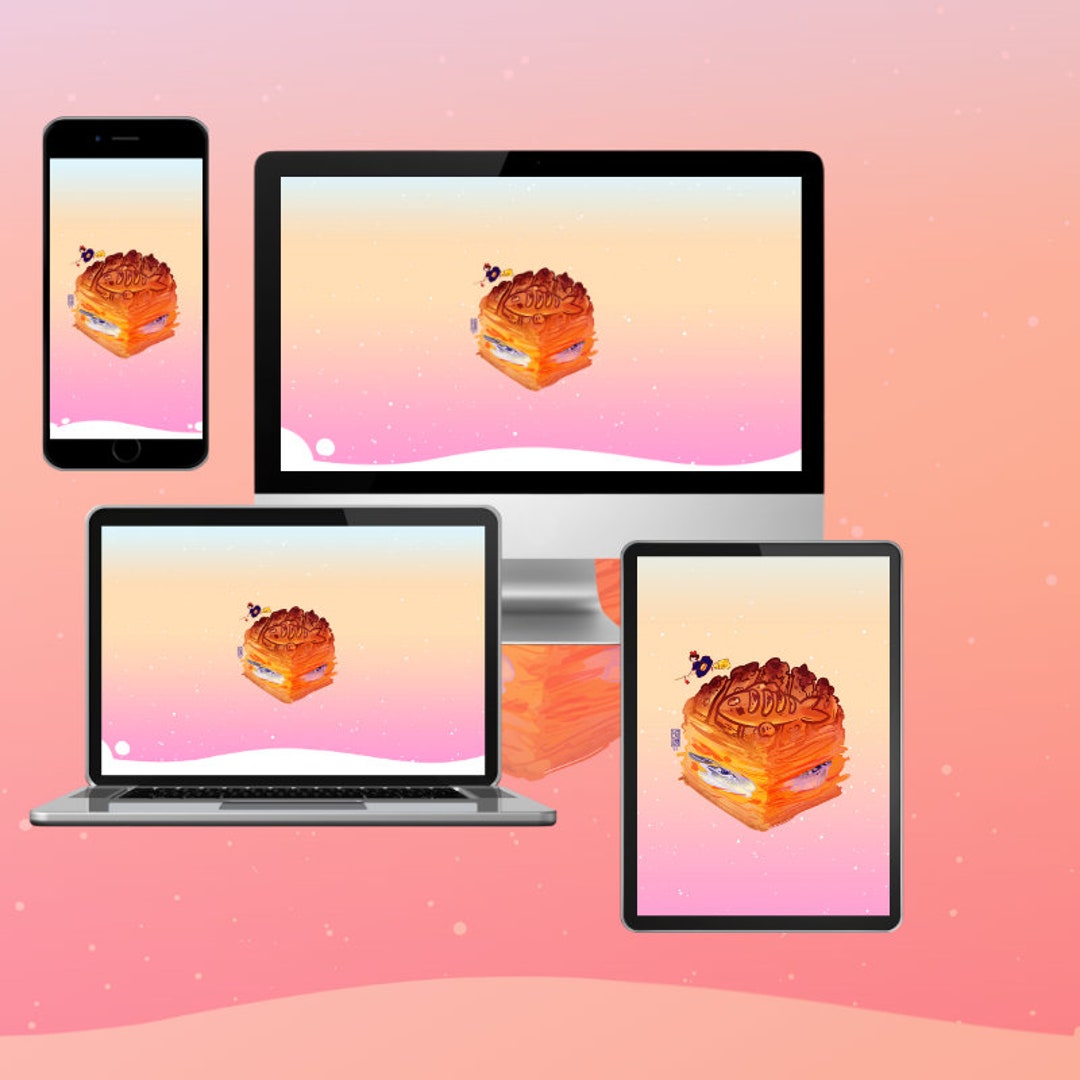 Cute Witch Casserole Aesthetic Phone Desktop Wallpapers Etsy