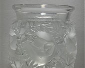 Lalique - France, glass vase