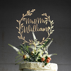 Rustic Cake Topper Etsy