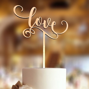 Love Cake Topper. Wedding Cake Topper. FNLV02. Rustic Cake Topper. Cake topper wedding. Love cake topper for wedding. Rustic topper.