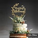 Personalized Wedding Cake Topper With Rustic Wreath, Personalized Surname Wedding Cake Topper, Rustic Wreath Cake Topper Wedding