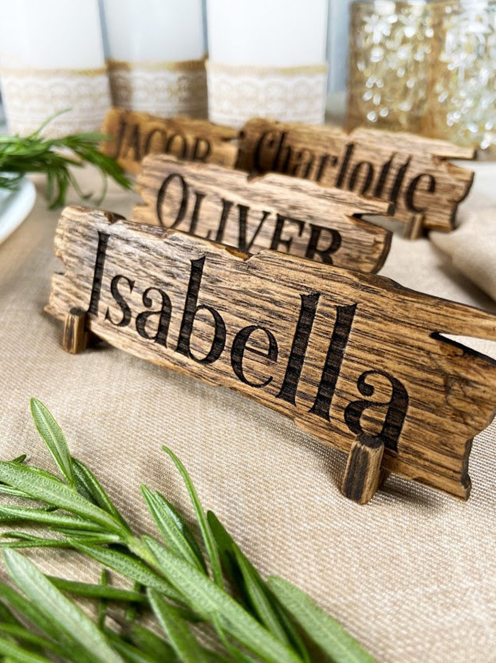 Wooden Place Cards for Wedding Wedding Place Cards With - Etsy Canada