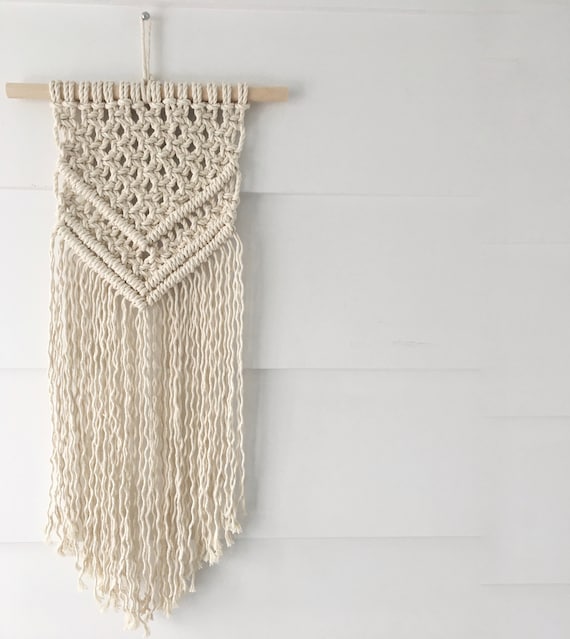 Macrame Pattern Wall Hanging Diy Rope Cord