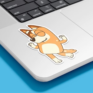 Chilli Heeler Sticker - Cute Cartoon Vinyl Decal for Kids, Laptops, Water Bottles, and Journals