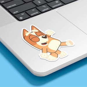 Bingo Sticker from Bluey  - Cute Cartoon Vinyl Decal for Kids, Laptops, Water Bottles, and Journals