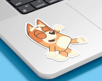 Bingo Sticker from Bluey  - Cute Cartoon Vinyl Decal for Kids, Laptops, Water Bottles, and Journals