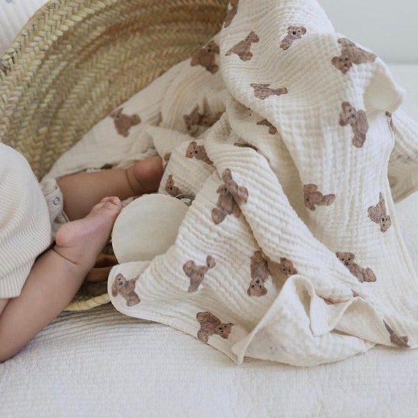 Teddy Bear Blanket Etsy