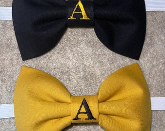 Black or Gold Alpha Man Fraternity Bow tie