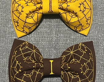 Brown or Gold Iota Man Fraternity Bow tie