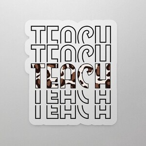 Pegatina De Enseñanza, Calcomanías De Maestro, Regalo De Apreciación Del Maestro, Regalo Para Maestro, Pegatina De Jardín de Infantes, Pegatina De Maestro, Linda Pegatina Teach
