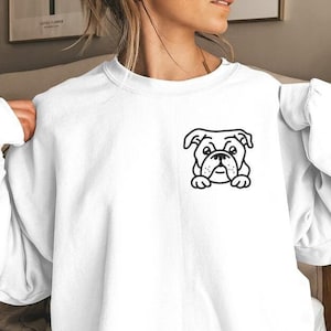 Bulldog Shirt, Bulldog Sweatshirt, Bulldog Sweater, Bulldog Hoodie, Dog Mom T-Shirt, Dog Dad Tee, Bulldog Lover Gift
