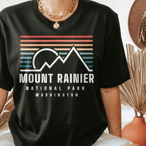 Mount Rainier National Park Shirt, Washington T-Shirt, Adventure Shirt, Hiking Shirt, Camping Shirt, Mount Rainier Gifts