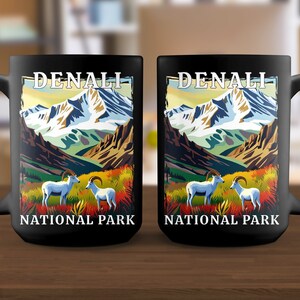 Denali Nationalpark Becher, Alaska Becher, Alaska Geschenke, Denali Becher, Denali Geschenk, Camping Becher, Camping Geschenk, Mount Denali Becher