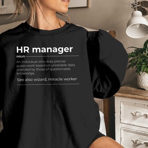 HR Manager T-Shirt, HR Shirt, Human Resources Shirt, Human Resources Tee, HR Gift, Recruiter Shirt, Definition Shirt image 3