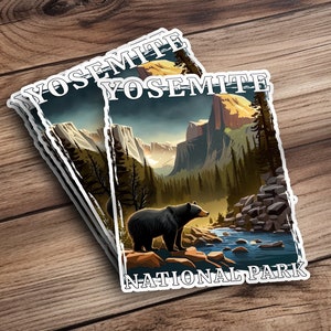 Yosemite National Park Stickers, Camping Sticker, Yosemite Decal, Truck Decal, Camper Decal
