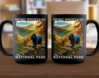 Smoky Mountains National Park Mug, Smoky Mountains Gift, Smoky Mountains Mug, National Park Mug, National Park Gift