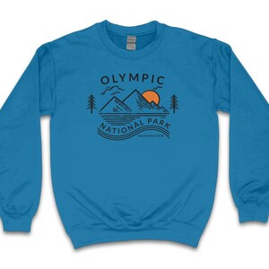 Olympia National Park Sweatshirt, Washington Sweatshirt, Adventure Sweatshirt, National Park Sweater, Travel Sweatshirt, Olympia Souvenirs Bild 6