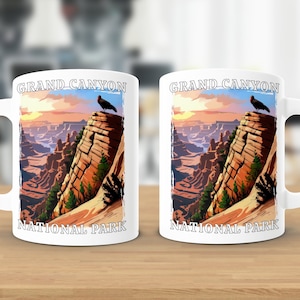 Grand Canyon National Park Mug Grand Canyon Coffee Mug Grand Canyon Gift Idea Hiking Mug Hiking Gift Camping Mug Camping Gift