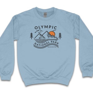Olympia National Park Sweatshirt, Washington Sweatshirt, Adventure Sweatshirt, National Park Sweater, Travel Sweatshirt, Olympia Souvenirs Bild 3