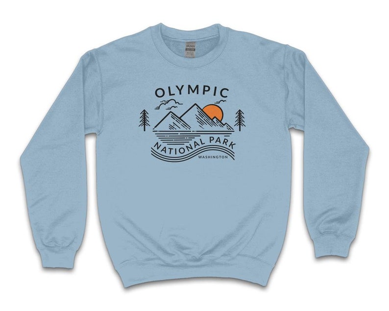 Olympia National Park Sweatshirt, Washington Sweatshirt, Adventure Sweatshirt, National Park Sweater, Travel Sweatshirt, Olympia Souvenirs Bild 3