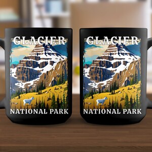 Gletscher-Nationalpark-Becher, Gletscher-Nationalpark-Geschenk, Gletscher-Becher, Gletscher-Geschenke, Nationalpark-Becher, Nationalpark-Geschenke, Souvenir