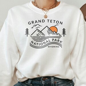 Grand Teton National Park Sweatshirt, Wyoming Sweatshirt, Adventure Sweatshirt, National Park Sweater, Reisen, Grand Teton Souvenirs