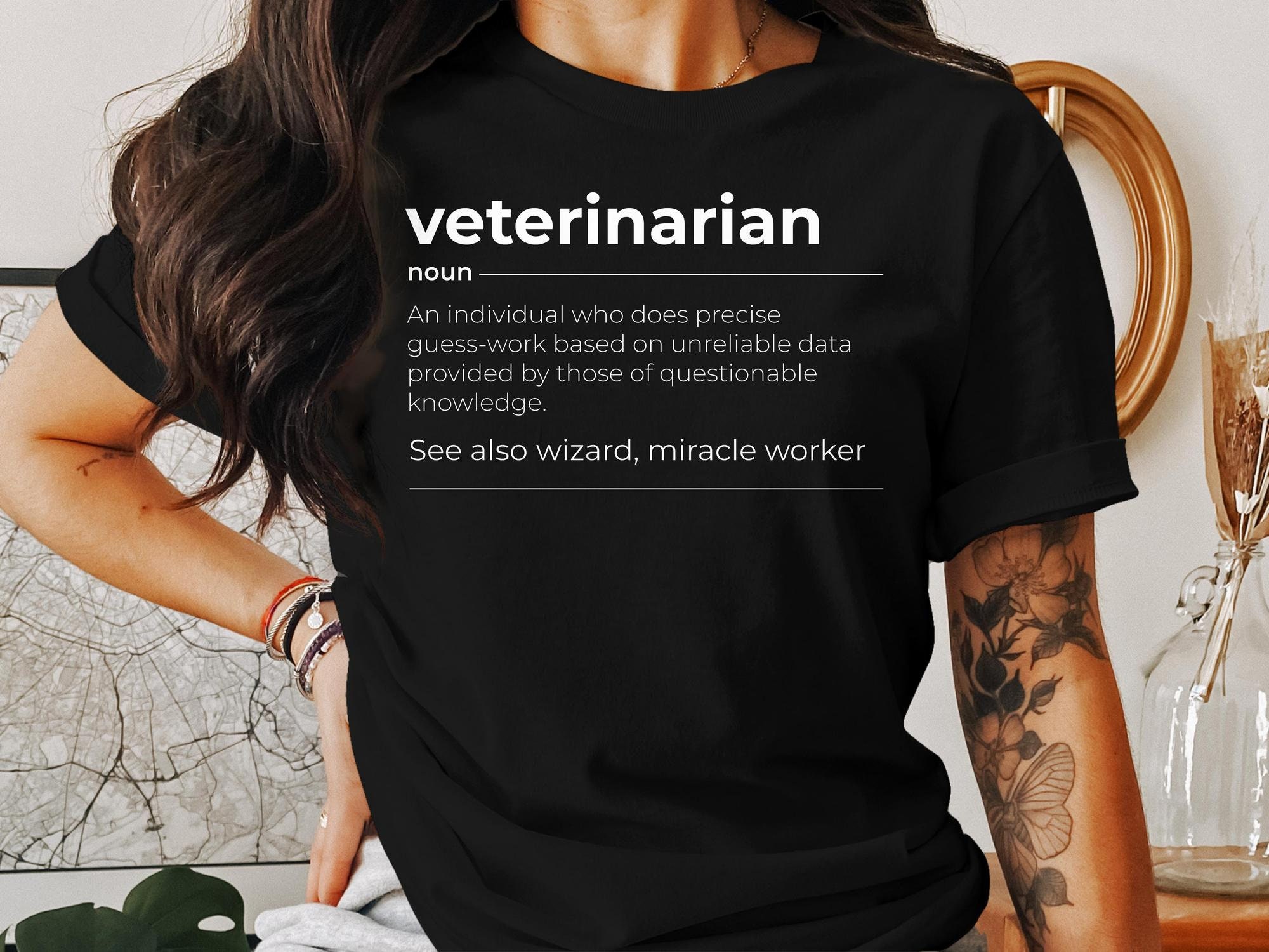 Veterinarian Definition T-Shirt Veterinarian Definition T-Shirt