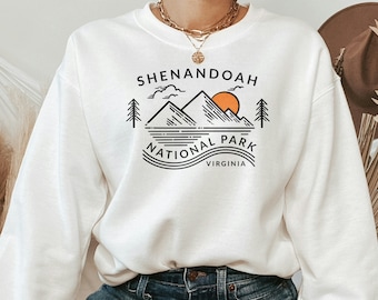 Shenandoah National Park Sweatshirt, Virginia Sweatshirt, Adventure Sweatshirt, National Park Sweater, Travel Tee, Shenandoah Souvenirs